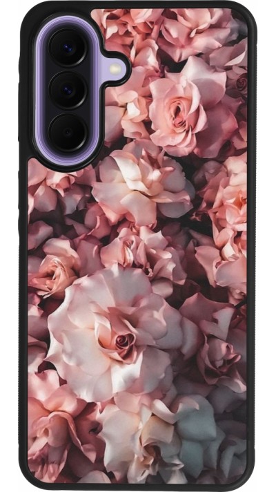 Coque Samsung Galaxy A57 5G - Silicone rigide noir Beautiful Roses