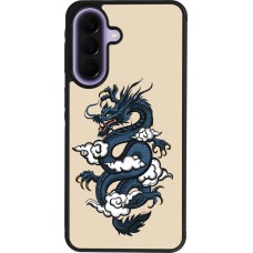 Coque Samsung Galaxy A57 5G - Silicone rigide noir Blue Dragon Tattoo