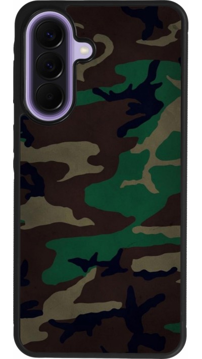 Coque Samsung Galaxy A57 5G - Silicone rigide noir Camouflage 3