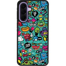 Coque Samsung Galaxy A57 5G - Silicone rigide noir Cartoons old school