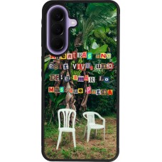 Coque Samsung Galaxy A57 5G - Silicone rigide noir Chairs DTMF