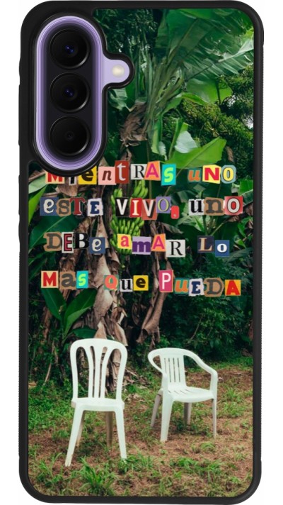 Coque Samsung Galaxy A57 5G - Silicone rigide noir Chairs DTMF