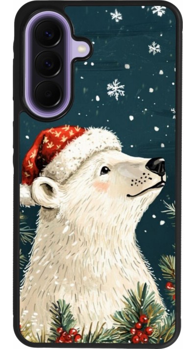 Coque Samsung Galaxy A57 5G - Silicone rigide noir Christmas 25 Bear