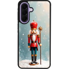Coque Samsung Galaxy A57 5G - Silicone rigide noir Christmas 25 Nutcracker Snow