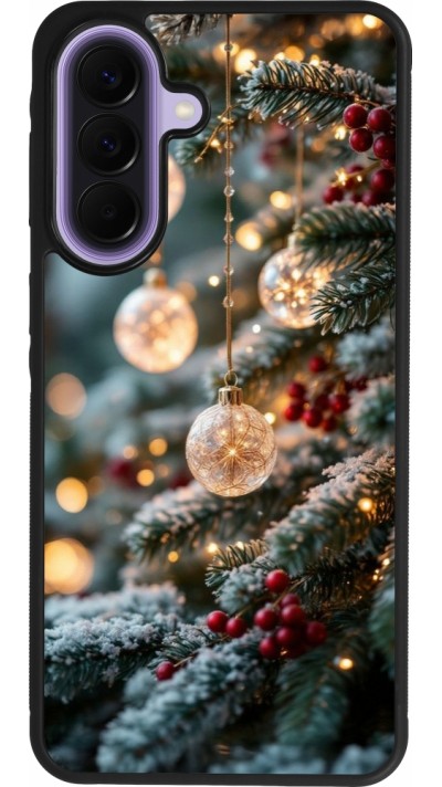 Coque Samsung Galaxy A57 5G - Silicone rigide noir Christmas 25 Xmas Decorated Tree