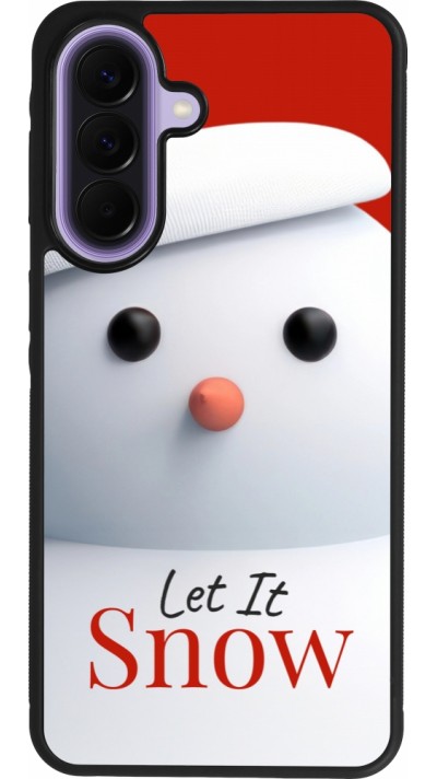 Coque Samsung Galaxy A57 5G - Silicone rigide noir Christmas 25 Xmas Snowman