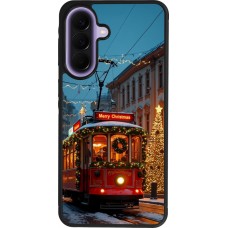 Coque Samsung Galaxy A57 5G - Silicone rigide noir Christmas 25 Xmas Train