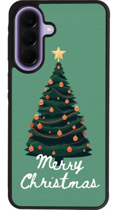 Coque Samsung Galaxy A57 5G - Silicone rigide noir Christmas 25 Xmas Tree