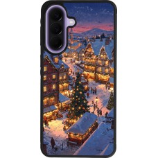 Coque Samsung Galaxy A57 5G - Silicone rigide noir Christmas 25 Xmas Village