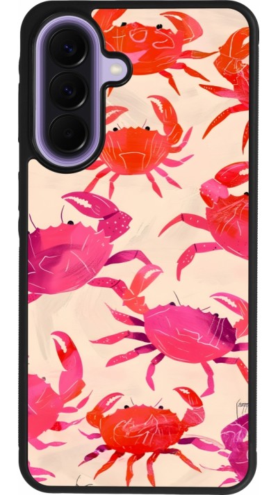 Coque Samsung Galaxy A57 5G - Silicone rigide noir Crabs Paint