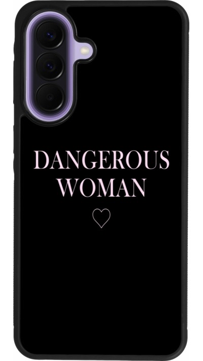 Coque Samsung Galaxy A57 5G - Silicone rigide noir Dangerous woman