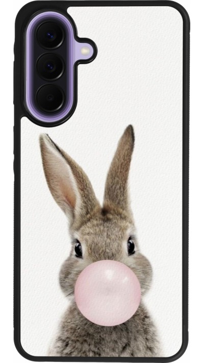 Coque Samsung Galaxy A57 5G - Silicone rigide noir Easter 2023 bubble gum bunny
