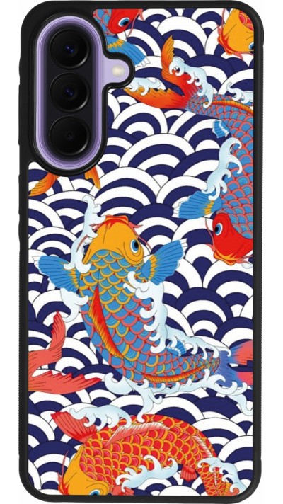 Coque Samsung Galaxy A57 5G - Silicone rigide noir Easter 2023 japanese fish