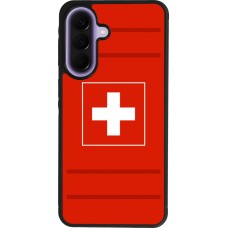 Coque Samsung Galaxy A57 5G - Silicone rigide noir Euro 2020 Switzerland