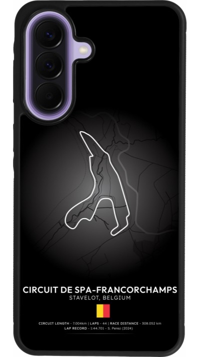 Coque Samsung Galaxy A57 5G - Silicone rigide noir F1 Track 2025 Belgium