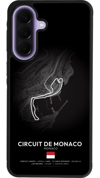 Coque Samsung Galaxy A57 5G - Silicone rigide noir F1 Track 2025 Monaco