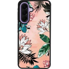 Coque Samsung Galaxy A57 5G - Silicone rigide noir Flowers Artprint
