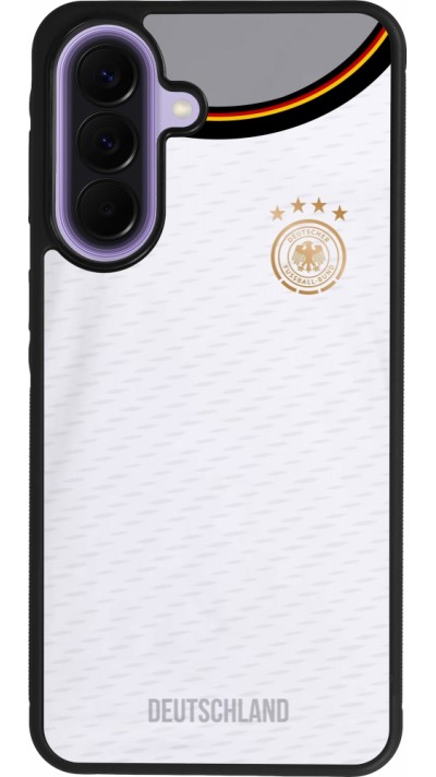 Coque Samsung Galaxy A57 5G - Silicone rigide noir Maillot de football Allemagne 2022 personnalisable
