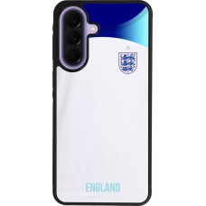 Coque Samsung Galaxy A57 5G - Silicone rigide noir Maillot de football Angleterre 2022 personnalisable