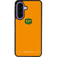 Coque Samsung Galaxy A57 5G - Silicone rigide noir Maillot de football Australie 2026 personnalisable