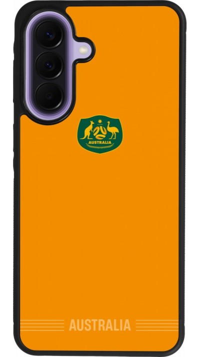 Coque Samsung Galaxy A57 5G - Silicone rigide noir Maillot de football Australie 2026 personnalisable