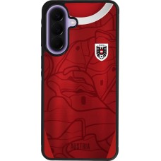 Coque Samsung Galaxy A57 5G - Silicone rigide noir Maillot de football Autriche personnalisable