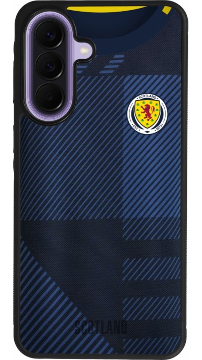 Coque Samsung Galaxy A57 5G - Silicone rigide noir Maillot de football Ecosse personnalisable