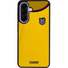 Coque Samsung Galaxy A57 5G - Silicone rigide noir Maillot de football Equateur 2022