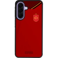 Coque Samsung Galaxy A57 5G - Silicone rigide noir Maillot de football Espagne 2022 personnalisable