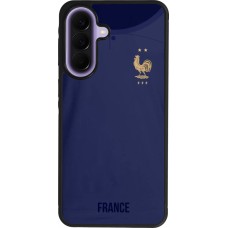 Coque Samsung Galaxy A57 5G - Silicone rigide noir Maillot de football France 2022 personnalisable