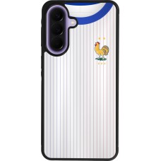 Coque Samsung Galaxy A57 5G - Silicone rigide noir Maillot de football France Extérieur personnalisable