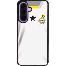 Coque Samsung Galaxy A57 5G - Silicone rigide noir Maillot de football Ghana 2022 personnalisable