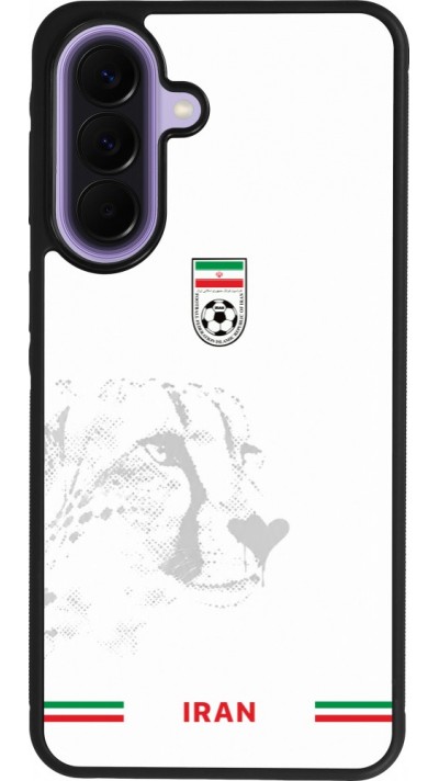 Coque Samsung Galaxy A57 5G - Silicone rigide noir Maillot de football Iran 2026 personnalisable