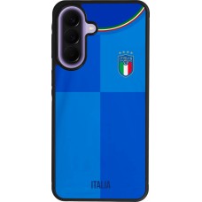 Coque Samsung Galaxy A57 5G - Silicone rigide noir Maillot de football Italie 2022 personnalisable