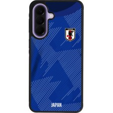 Coque Samsung Galaxy A57 5G - Silicone rigide noir Maillot de football Japon 2022 personnalisable
