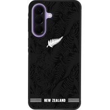 Coque Samsung Galaxy A57 5G - Silicone rigide noir Maillot de football Nouvelle-Zélande 2026 personnalisable