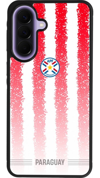 Coque Samsung Galaxy A57 5G - Silicone rigide noir Maillot de football Paraguay 2026 personnalisable