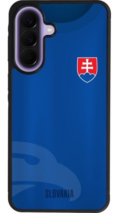 Coque Samsung Galaxy A57 5G - Silicone rigide noir Maillot de football Slovaquie