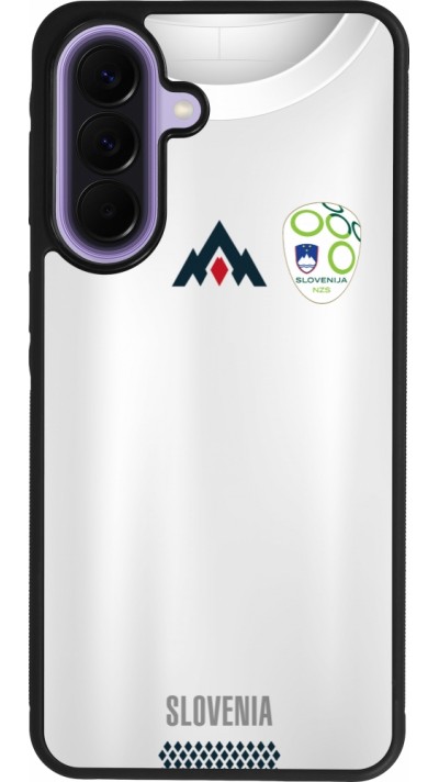 Coque Samsung Galaxy A57 5G - Silicone rigide noir Maillot de football Slovénie
