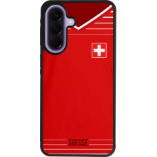 Coque Samsung Galaxy A57 5G - Silicone rigide noir Football shirt Switzerland 2022