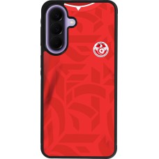 Coque Samsung Galaxy A57 5G - Silicone rigide noir Maillot de football Tunisie 2022 personnalisable