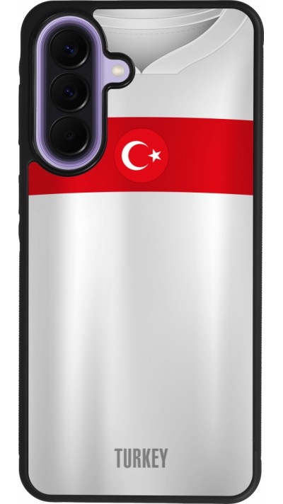 Coque Samsung Galaxy A57 5G - Silicone rigide noir Maillot de football Turquie personnalisable