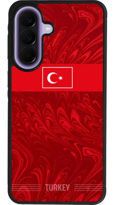 Coque Samsung Galaxy A57 5G - Silicone rigide noir Maillot de football Turquie 2026 personnalisable