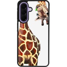 Coque Samsung Galaxy A57 5G - Silicone rigide noir Giraffe Fit