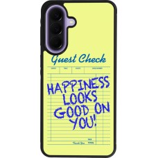 Coque Samsung Galaxy A57 5G - Silicone rigide noir Guest check 2026