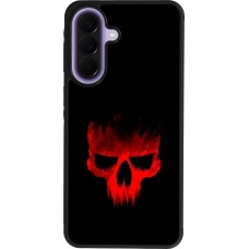 Coque Samsung Galaxy A57 5G - Silicone rigide noir Halloween 2023 scary skull