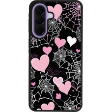 Coque Samsung Galaxy A57 5G - Silicone rigide noir Halloween 2024 girly