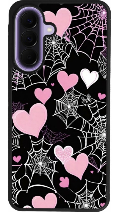 Coque Samsung Galaxy A57 5G - Silicone rigide noir Halloween 2024 girly