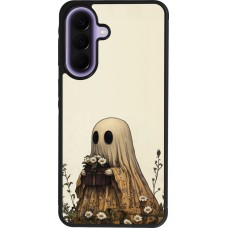 Coque Samsung Galaxy A57 5G - Silicone rigide noir Halloween 2025 Ghost gardener