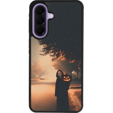 Coque Samsung Galaxy A57 5G - Silicone rigide noir Halloween 2025 Scream